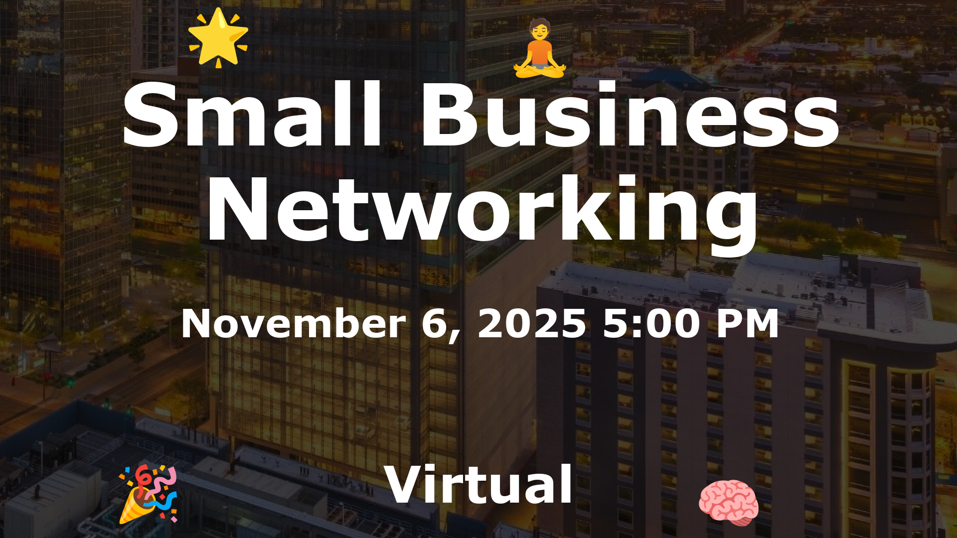 Small Business Networking event image